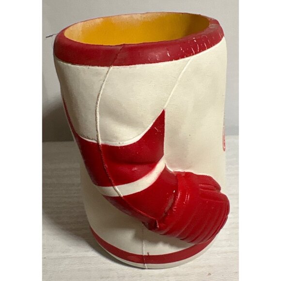 Detroit Red Wings Hockey Jersey Foam Beer Pop Koozi Cooler Mug SportFx Labatts - Picture 2 of 9